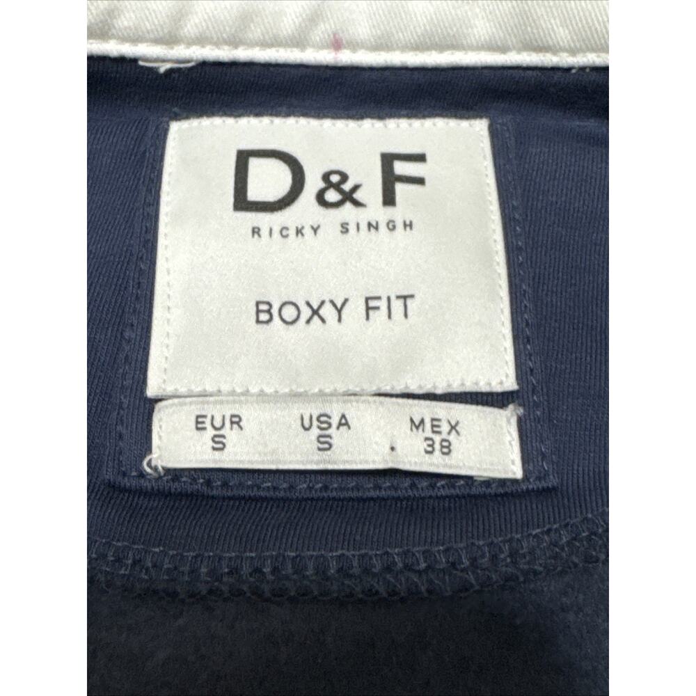 D&F Ricky Singh Mens Multicolor Long Sleeve Boxy Fit Rugby Size Small - Picture 9 of 13